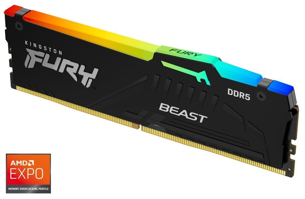 8GB 6000MT/s DDR5 CL36 DIMM FURY Bst RGB KF560C36BBEA-8