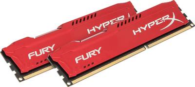 8GB DDR3-1333MHz Kingston HyperX Fury Red, 2x4GB HX313C9FRK2/8