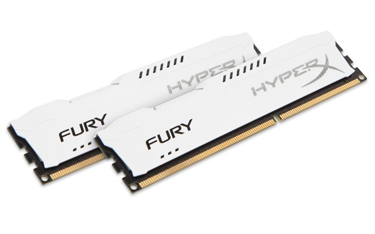 8GB DDR3-1333MHz Kingston HyperX Fury White, 2x4GB HX313C9FWK2/8