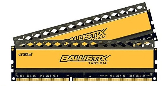 8GB kit DDR3 - 2133 MHz Crucial Ballistix Tactical CL11 UDIMM 1,65V, 2x4GB BLT2C4G3D21BCT1J