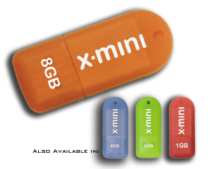 8GB Patriot Signature Mini USB Flash Drive PSF8GMUSB