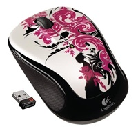 910-002410 Logitech Wireles Mouse M325 Floral Spiral