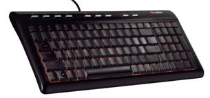 920-001043 Labtec Ultra Flat Ulluminated keyboard, USB