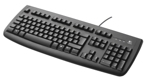 967642-0128 OEM Logitech DELUXE 250 BLACK keyboard, CZ