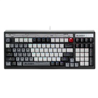 A4tech Bloody B950 podsvícená mechanická herní klávesnice RGB, Brown Switch, USB, CZ, šedá B950-WG