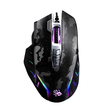 A4tech BLOODY J95S Activated, RGB podsvícená herní myš, 8000 DPI, USB, černá satelitní J95S A SAT