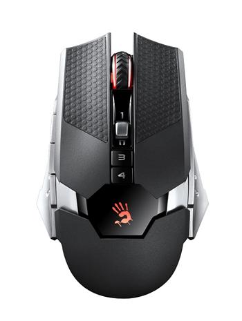 A4tech Bloody RT5 Warrior, bezdrátová herní myš, černá, USB, 4000DPI, CORE 2
