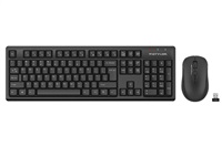 A4tech FG1200 FStyler, bezdrátový kancelářský set klávesnice s myší, 2,4G, černá FG1200-BK