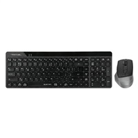 A4tech FG2400 Air2, bezdrátový kancelářský set klávesnice s myší, CZ, černá FG2400AIR2-BK