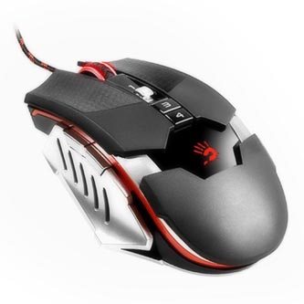 A4tech Myš Bloody T5 Winner, 4000DPI, optická, 9tl., 1 koliesko, drôtová USB, čierna, herná, V-Trac T50