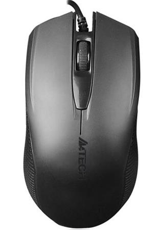 A4tech OP-760 Black, myš, 1 koleso, 3 tlačidlá, USB, čierná