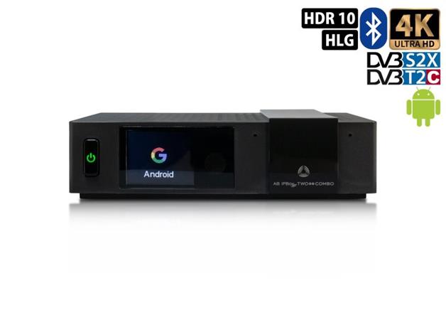 AB IPBox TWO Combo 1xDVB-S/S2X 1xDVB-T2/T/C/MPEG2/ MPEG4/ HEVC/ Android