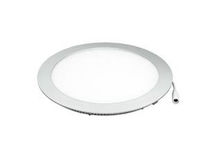 AB LED panel 18W, kruh 240 mm, 1200lm, natural, strieborný lem LED PANN18-240
