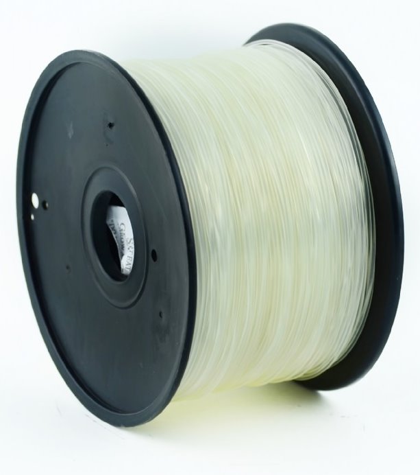 ABS plastic filament pre 3D tlač, priemer 1,75mm, farba transparent, Gembird 3DP-ABS1.75-01-TR