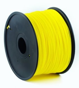 ABS plastic filament pre 3D tlač, priemer 1,75mm, farba žltá, Gembird 3DP-ABS1.75-01-Y