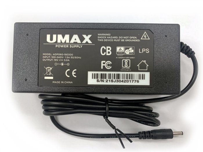 AC Adapter VisionBook 15Wu-i3 19V/3A UMMS0014