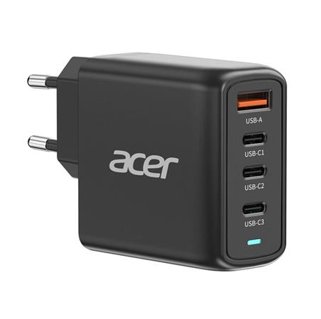 ACER 100W PD GaN charger - black; 3x USB Type-C + 1x USB Type-A , černá - nabíječka s Power Delivery a GaN ZL.ADTCC.00L