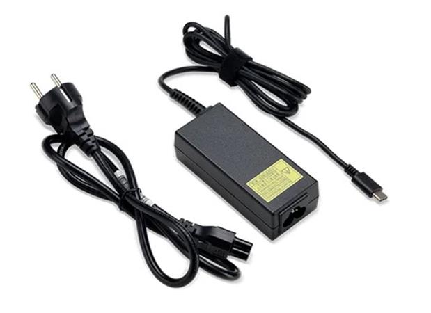 Acer 100W USB TYPE-C ADAPTER, BLACK, EU POWER CORD - pro zařízení s AC adapterem Type-C (retail pack) GP.ADT11.04H