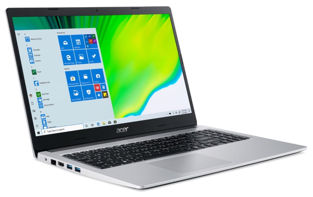 Acer Aspire 3 (A315-23-R9JB) Ryzen 5 3500U/8GB/256GB/15.6" FHD LED LCD/W10 Home/Stříbrný NX.HVUEC.003