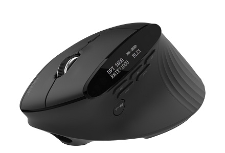 Acer Easy Fit Mouse - Black, Wireless RF 2.4GHz + BT (2x) + USB HP.EXPBG.021