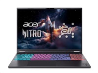 ACER NTB Nitro 16S AI (AN16S-61-R8NW),R AI 9 365,16"WQXGA,32GB,1TB SSD,RTX 5070,Linux,Black NH.U07EC.001