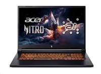 ACER NTB Nitro V 17 AI (ANV17-41-R53A),Ryzen 7 260,17.3"FHD,16GB,512GB SSD,RTX 5050,W11H,Black NH.QYSEC.006
