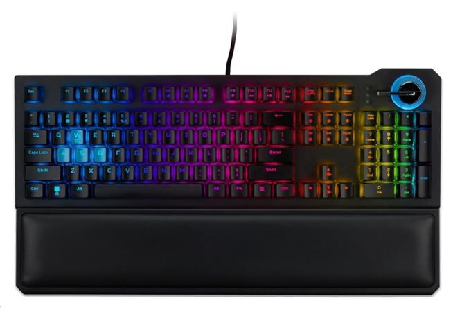 Acer Predator Aethon 700 mechanická klávesnice, Blue/Red spínace , Tactile/Linear, RGB LED, USB, US popisy, GP.KBD11.01N