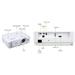 ACER Projektor P5550, DLP 3D, 1080p (1920x1080), 5200 ANSI, 15 000:1, VGA, HDMI(MHL), HDMI, RJ45, repro 1x1 MR.JY411.001