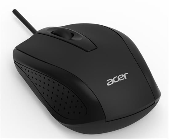 Acer wired USB optical mouse black bulk pack HP.EXPBG.008