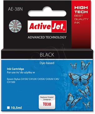 ACJ Ink cartridge Eps T038 C41/43/SX/UX Bk - 10, 5 ml