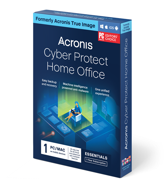 Acronis Cyber Protect Home Office Essentials Subscription 1 Computer - 1 year subscription ESD