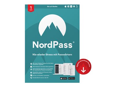 Act Key/NordPass Password Manager 1Y sub NP1C1YESD