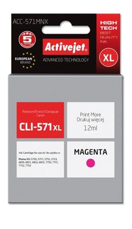 ActiveJet ink Canon CLI-571M XL new ACC-571MNX 12 ml EXPACJACA0145