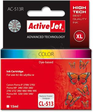 ActiveJet ink cartr. Canon CL-513 ref. - 15 ml - AC-513R EXPACJACA0113