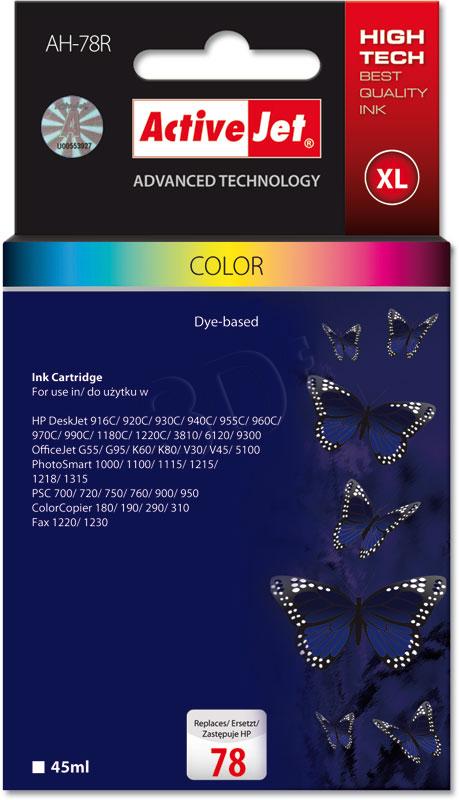 ActiveJet Ink cartridge HP 6578 Col 100% NEW no78 - 40 ml AH-78N EXPACJAHP0017