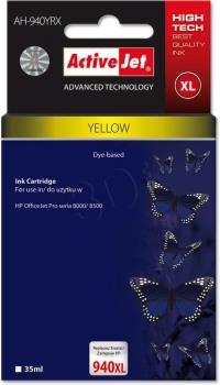 ActiveJet Ink cartridge HP C4909AE Premium 940XL Yellow - 35 ml AH-909 EXPACJAHP0138