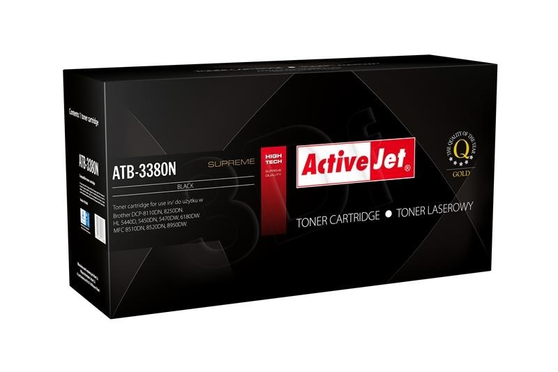 ActiveJet Toner Brother TN-2220, TN-3380 Supreme NEW 100% - 8000 stran ATB-3380N EXPACJTBR0026