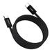 Adam Elements kábel iLinio C100 USB-C to USB-C 100W Magnetic 2pack - Black ACBADC100SETBK