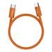Adam Elements kábel iLinio C100 USB-C to USB-C 100W Magnetic 2pack - Orange ACBADC100SETOR