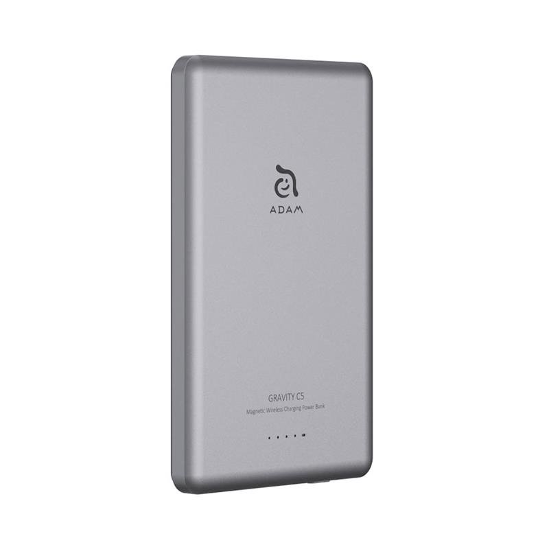Adam Elements Magnetic Wireless Powerbank Gravity C5 5.000 mAh - Gray APBADGVC5GY