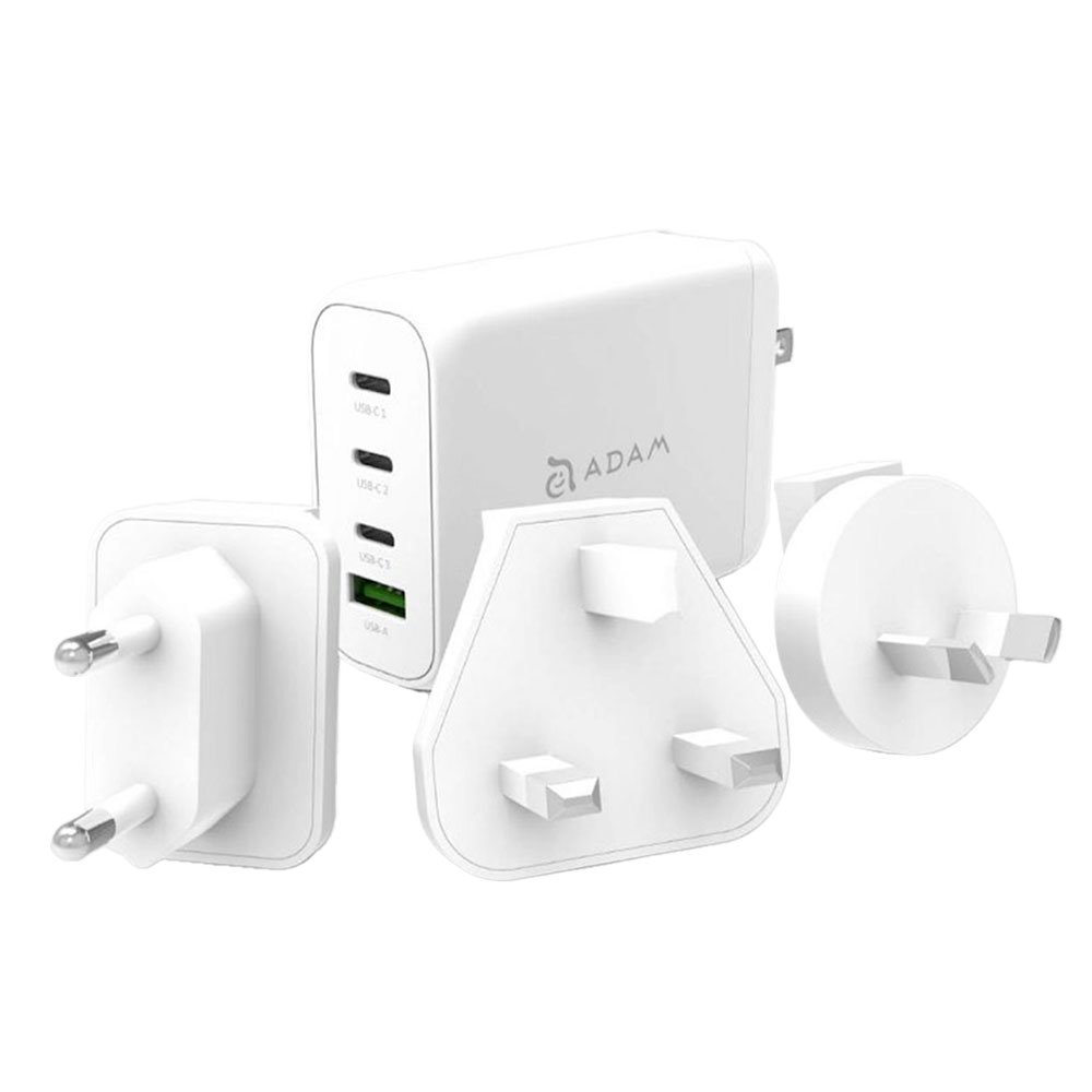 Adam Elements Omnia Pro 120W 4-Port GaN Power Charger - White AEAPAADPRO1WH