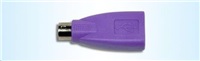 Adaptér CHERRY USB na PS/2, fialový