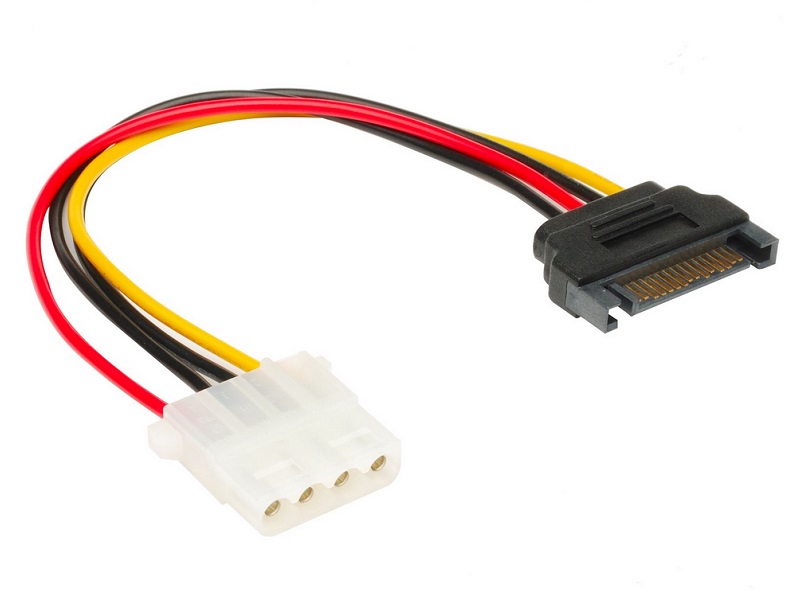 Adaptér SATA na 4pin Molex - 15 cm AK-CBPW03-15