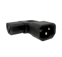 Adaptér úhlový na stranu IEC C13 na IEC C14 napětí 230V, 10A kpsr-09