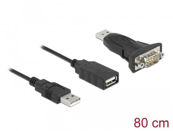 Adapter USB 2.0 Type-A to 1 x Serial RS-, Adapter USB 2.0 Type-A to 1 x Serial RS- 61506