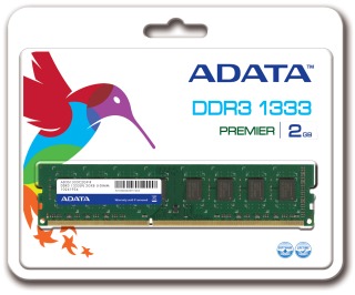 ADATA 2GB 1333MHz DDR3 CL9 Retail AD3U1333C2G9-R