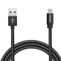 ADATA cable USB type-A , charge and sync data on Android, black AMUCAL-200CMK-CBK
