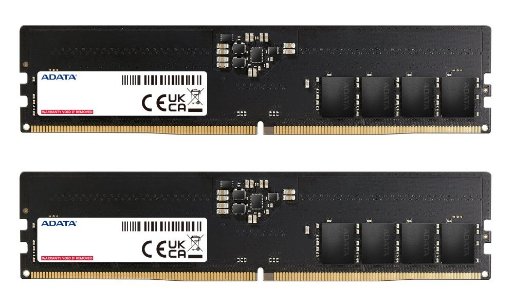 ADATA DIMM DDR5 32GB (Kit of 2) 4800MHz CL40 Dual Tray AD5U480016G-DT