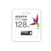 ADATA Flash Disk 128GB UR340, USB 3.2 Dash Drive, kov lesklá černá AROY-UR340-128GBK
