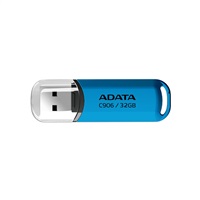 ADATA Flash Disk 32GB C906, USB 2.0, modrá AC906-32G-RWB